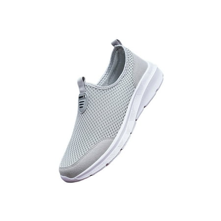SIMANLAN Mens Sneakers Sport Walking Shoes Slip On Casual Shoe Fitness Workout Non-Slip Flats Outdoor Mesh Light Gray 11
SIMANLAN Mens Sneakers Sport Walking Shoes Slip On Casual Shoe Fitness Workout Non-Slip Flats Outdoor Mesh Light Gray 11