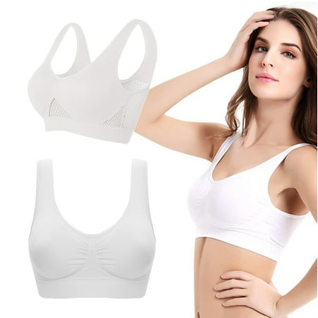 Breathable Sports Bras Women Casual Plus Size Top Pure Color Plus Size Ultra-thin Large Bra Sports Bra White-4XL 1PCS
Breathable Sports Bras Women Casual Plus Size Top Pure Color Plus Size Ultra-thin Large Bra Sports Bra White-4XL 1PCS
