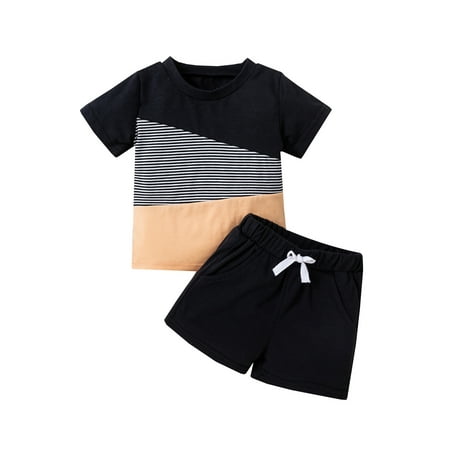 Toddler Baby Boys Shorts Set Short Sleeve Letters Print T-shirt with Elastic Waist Shorts Summer Outfit
Toddler Baby Boys Shorts Set Short Sleeve Letters Print T-shirt with Elastic Waist Shorts Summer Outfit