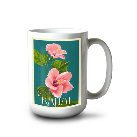 15 fl oz Ceramic Mug Kauai Pink Hibiscus Letterpress Dishwasher & Microwave Safe
15 fl oz Ceramic Mug Kauai Pink Hibiscus Letterpress Dishwasher & Microwave Safe
