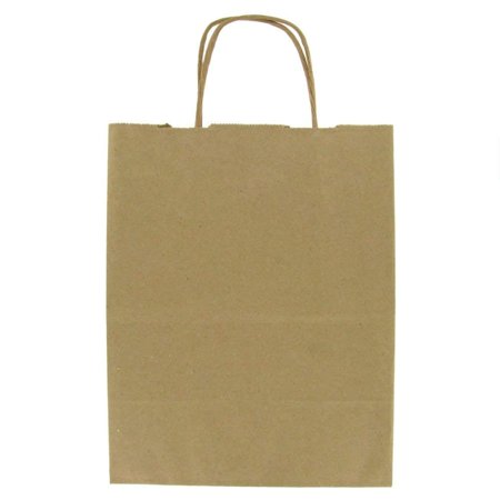 Junior shopping bag 100% Recycled natural kraft 250pack
