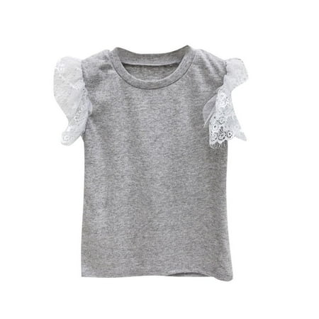 Patgoal Newborn Girl Clothes Summer Toddler Girls Lace Sleeveless Solid Print Tops T-shirt Blouse Cotton Casual Children Outfits
Patgoal Newborn Girl Clothes Summer Toddler Girls Lace Sleeveless Solid Print Tops T-shirt Blouse Cotton Casual Children Outfits