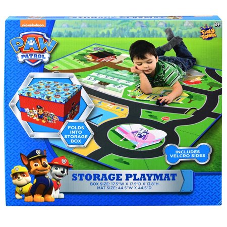 Paw Patrol Kids Tidy Town Storage Box Playmat Portable Toy Box