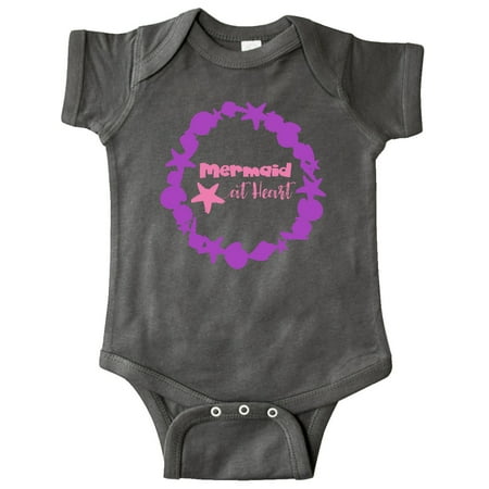 Inktastic Mermaid At Heart Seashell Starfish - Pink Purple Gift Baby Girl Bodysuit
Inktastic Mermaid At Heart Seashell Starfish - Pink Purple Gift Baby Girl Bodysuit