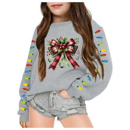 Toddler Girls Sweatshirts Children Christmas Bow Xmas Fall Plus Size Hoodie Fashion Holiday Print Hop Oversized Cute Pullover Tops Clothes for Girls Size 4-5T
Toddler Girls Sweatshirts Children Christmas Bow Xmas Fall Plus Size Hoodie Fashion Holiday Print Hop Oversized Cute Pullover Tops Clothes for Girls Size 4-5T