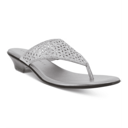 Karen Scott Womens Elda Fabric Open Toe Casual Slide Sandals