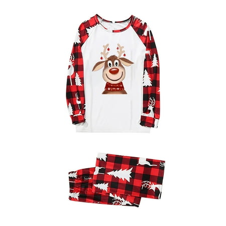 Sanfanil Matching Family Pajamas Sets Christmas Print Top And Plaid Pants Homewear For Dad
Sanfanil Matching Family Pajamas Sets Christmas Print Top And Plaid Pants Homewear For Dad