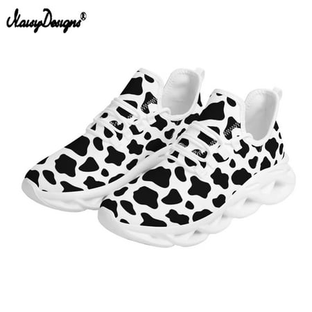 Noisydesigns Women Casual Lace up Flat Shoe Fashion Cow Pattern Printing Platform Sneakers for Ladies Comfortable Mesh Shoes
Noisydesigns Women Casual Lace up Flat Shoe Fashion Cow Pattern Printing Platform Sneakers for Ladies Comfortable Mesh Shoes