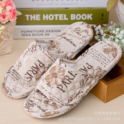 BORKE Floral Velvet House Slippers for Women Lightweight Open Toe Washable Portable Foldable Comfortable Guest Hotel Travel Airplane Spa Slippers
BORKE Floral Velvet House Slippers for Women Lightweight Open Toe Washable Portable Foldable Comfortable Guest Hotel Travel Airplane Spa Slippers