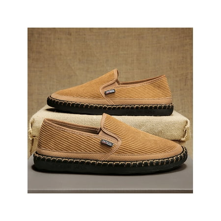 Gomelly Men Walking Shoes Classic Flats Comfort Loafers Lightweight Loafer Casual Driving Cloth Shoe Khaki 6
Gomelly Men Walking Shoes Classic Flats Comfort Loafers Lightweight Loafer Casual Driving Cloth Shoe Khaki 6