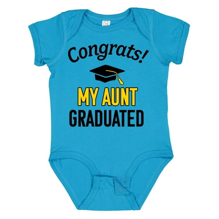 Inktastic Congrats! My Aunt Graduated with Cap Gift Baby Boy or Baby Girl Bodysuit
Inktastic Congrats! My Aunt Graduated with Cap Gift Baby Boy or Baby Girl Bodysuit