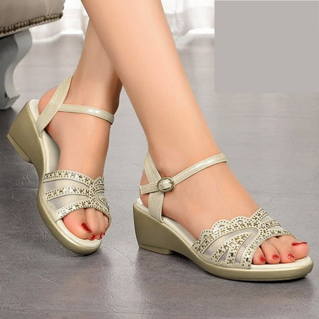 Yilirongyumm Gold 41 Sandals Women Ladies Fashion Summer Mesh Hollow Rhinestone Fish Mouth Wedge Buckle Sandals
Yilirongyumm Gold 41 Sandals Women Ladies Fashion Summer Mesh Hollow Rhinestone Fish Mouth Wedge Buckle Sandals