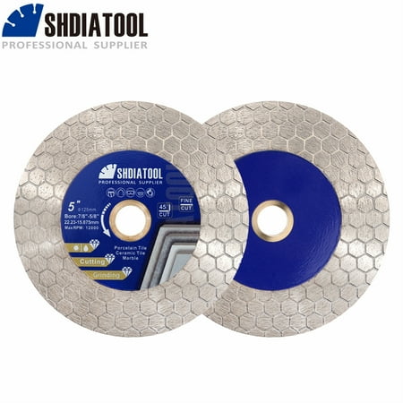 SHDIATOOL 115/125mm Diamond Cutting Disc Hexgonal Double Sided Grinding for Ceramic Marble Tile
SHDIATOOL 115/125mm Diamond Cutting Disc Hexgonal Double Sided Grinding for Ceramic Marble Tile