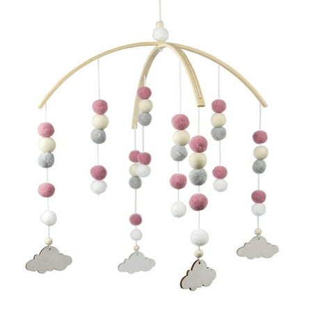 Baby Crib Mobile Rattles Toy Wool Balls Wind Chime Newborn Baby Cot Bed Bell
Baby Crib Mobile Rattles Toy Wool Balls Wind Chime Newborn Baby Cot Bed Bell
