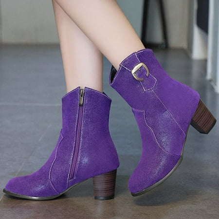 TUTUnaumb Autumn & Winter Hot Sale Clearance Women S Shoes Fashion Bare Boots Thick Heel Pumps Fahion Boots Pointed Shoes Boots and Shoes-Purple
TUTUnaumb Autumn & Winter Hot Sale Clearance Women S Shoes Fashion Bare Boots Thick Heel Pumps Fahion Boots Pointed Shoes Boots and Shoes-Purple