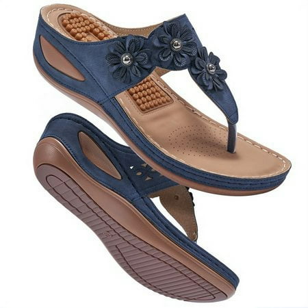 Womens Wedge Sandals with Arch Support Shoes Summer Massage Function Casual Sandals
Womens Wedge Sandals with Arch Support Shoes Summer Massage Function Casual Sandals