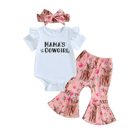 Bagilaanoe 3pcs Newborn Baby Girl Long Pants Set Letter Print Short Sleeve Romper Tops + Flare Trousers + Headband 3M 6M 12M 18M Infant Casual Outfits
Bagilaanoe 3pcs Newborn Baby Girl Long Pants Set Letter Print Short Sleeve Romper Tops + Flare Trousers + Headband 3M 6M 12M 18M Infant Casual Outfits