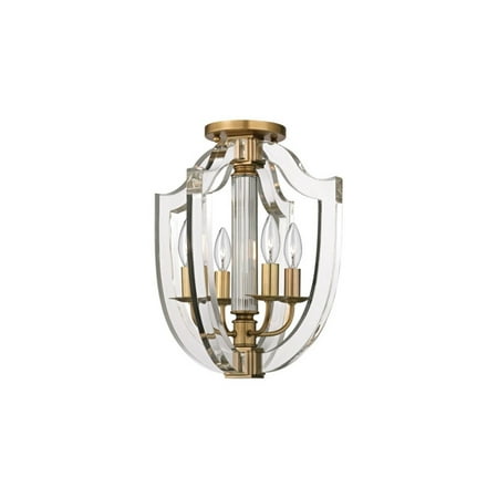Four Light Semi-Flush Mount 12.5 inches Wide By 15 inches High-Aged Brass Finish Bailey Street Home 116-Bel-2121121
Four Light Semi-Flush Mount 12.5 inches Wide By 15 inches High-Aged Brass Finish Bailey Street Home 116-Bel-2121121