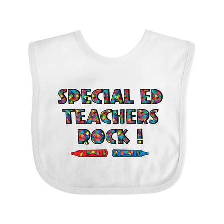 Inktastic Special Ed Teachers Rock Gift Baby Boy or Baby Girl Bib 
Inktastic Special Ed Teachers Rock Gift Baby Boy or Baby Girl Bib
