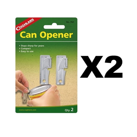 702 Nickel-Plated Pocket GI Can Opener, Made from hardened carbon steel By Coghlans