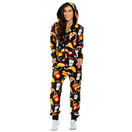 Homchy Women Christmas Pajamas One-Piece Pajamas Printed Hooded Homewear One-piece Pants
Homchy Women Christmas Pajamas One-Piece Pajamas Printed Hooded Homewear One-piece Pants