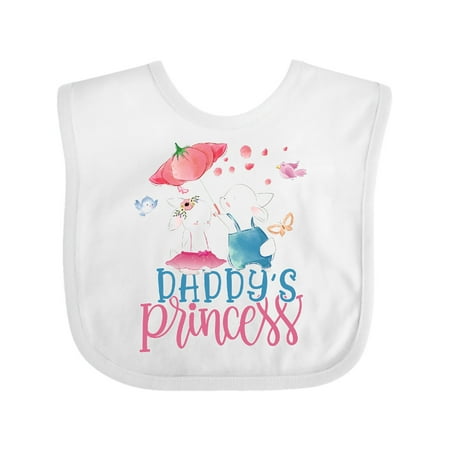 Inktastic Adorable Daddy s Princess Gift Baby Girl Bib