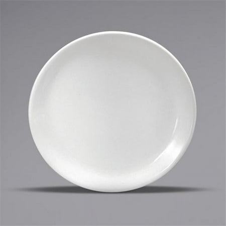 9.75 in. Ware Porcelain Coupe Plate Bright White