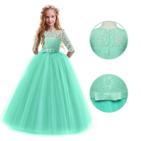 Child Girls Lace Bowknot Princess Wedding Flower Girl Performance Formal Tutu Dress Clothes
Child Girls Lace Bowknot Princess Wedding Flower Girl Performance Formal Tutu Dress Clothes