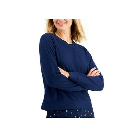 Jenni by Jennifer Moore Womens Long Sleeve Waffle Pajama Top
