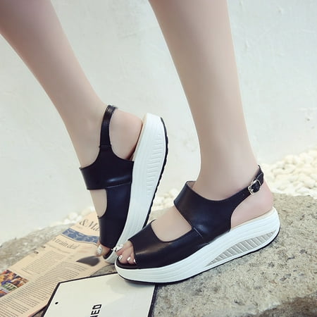 Sandals Women s Peep Toe Height Platform High Size Platform Shake Sandals Shoes