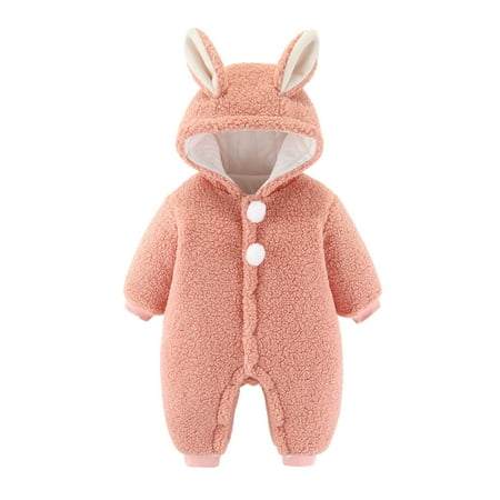 Mikilon Toddler Baby Boys Girls Color Plush Cute Bear Ears Winter Thick Keep Warm Jumpsuit Romper Infant Onesies Girls 0-3 Months Pink on Clearance
Mikilon Toddler Baby Boys Girls Color Plush Cute Bear Ears Winter Thick Keep Warm Jumpsuit Romper Infant Onesies Girls 0-3 Months Pink on Clearance