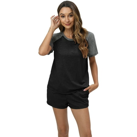 Pajamas Set Women Two-piece Nightwear Short Sleeve - Women s Short Sleeve Pajama Sets with Pockets Casual O-Neck 2 Piece Lounge Sets S-XXXL
Pajamas Set Women Two-piece Nightwear Short Sleeve - Women s Short Sleeve Pajama Sets with Pockets Casual O-Neck 2 Piece Lounge Sets S-XXXL