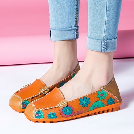 Women‘s Floral Print Slip-on Flat Shoes Faux Leather Loafers Walking Shoes For Women
Women‘s Floral Print Slip-on Flat Shoes Faux Leather Loafers Walking Shoes For Women