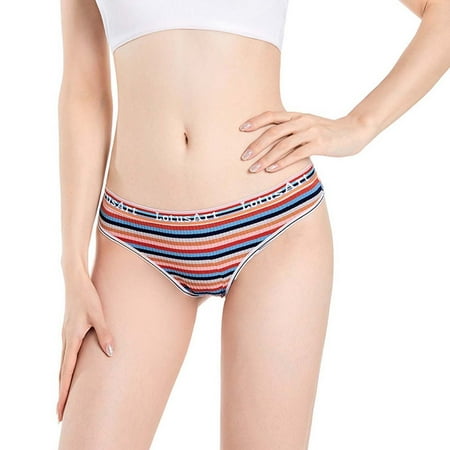 RPVATI Womens Low Waist Stretch Seamless Panties Sexy Underwear Hipster Striped G-String Thongs for Women
RPVATI Womens Low Waist Stretch Seamless Panties Sexy Underwear Hipster Striped G-String Thongs for Women