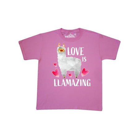 Inktastic Valentine s Day Love is Llamazing with Cute Llama and Hearts Youth T-Shirt
Inktastic Valentine s Day Love is Llamazing with Cute Llama and Hearts Youth T-Shirt