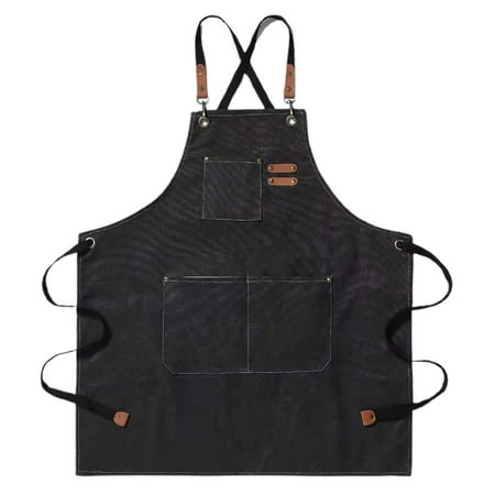 VEAREAR Work Apron Thick Sleeveless Breathable Unisex Multi-pockets Storage Cotton Cross Back Kitchen Apron for Home
VEAREAR Work Apron Thick Sleeveless Breathable Unisex Multi-pockets Storage Cotton Cross Back Kitchen Apron for Home