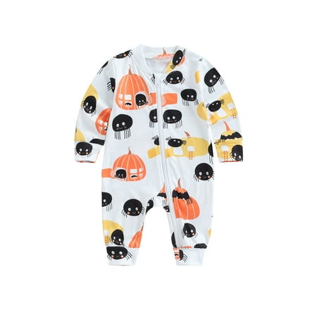 aturustex Halloween Baby Boy Girl Casual Long Sleeve Jumpsuit Cartoon Printed Patch Zipper Long
aturustex Halloween Baby Boy Girl Casual Long Sleeve Jumpsuit Cartoon Printed Patch Zipper Long