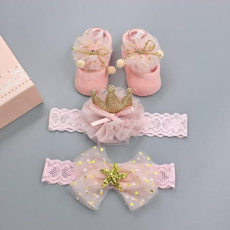 TOWED22 Kids Infant Boys Girls Socks Bowknot Hairband Infant Shoes 3pcs Set Baby Girl Sock Bun E
TOWED22 Kids Infant Boys Girls Socks Bowknot Hairband Infant Shoes 3pcs Set Baby Girl Sock Bun E