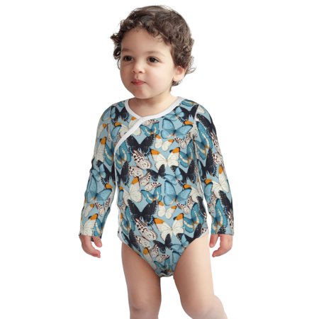 Fotbe Butterflys Pattern Unisex-baby Long-sleeve Bodysuit Long Sleeve Bodysuits One-piece 100% Organic Cotton for Infant Baby Boys Unisex-6 Months
Fotbe Butterflys Pattern Unisex-baby Long-sleeve Bodysuit Long Sleeve Bodysuits One-piece 100% Organic Cotton for Infant Baby Boys Unisex-6 Months