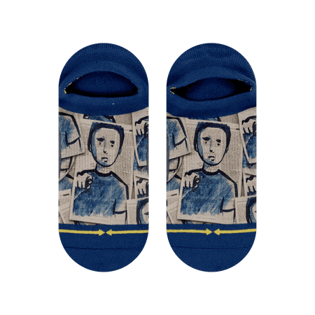Neil Blender Science Book No Show Socks