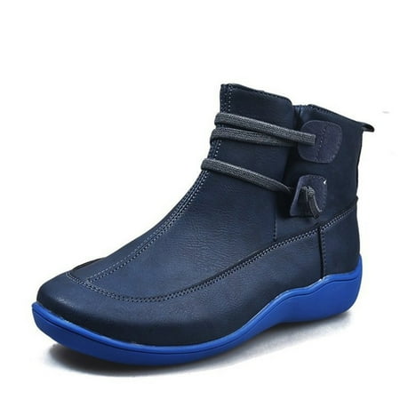Ankle Boots Suede Leather Women Flat Platform Short Boots Ladies Shoes Fashion Autumn Winter Boots Blue 39
Ankle Boots Suede Leather Women Flat Platform Short Boots Ladies Shoes Fashion Autumn Winter Boots Blue 39