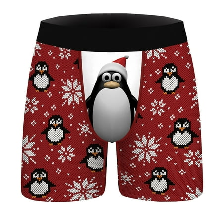 Panties For Men Flat Slim Long Breathable Christmas Print Underwear Pants Fashionable Sports Casual Sports Boxers With Close Fitting
Panties For Men Flat Slim Long Breathable Christmas Print Underwear Pants Fashionable Sports Casual Sports Boxers With Close Fitting