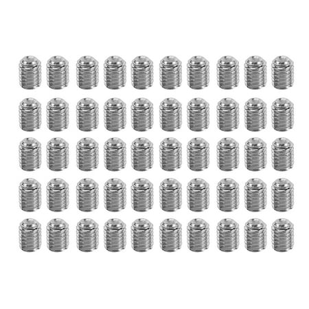 M3x4mm Stainless Steel Hex Socket Set Cap Point Grub Screws 50pcs