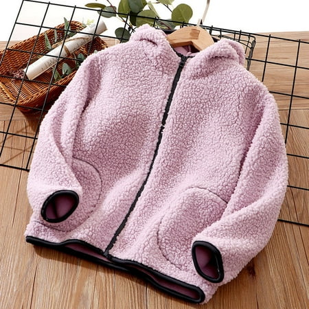 Hunpta Toddler Boys Girls Long Sleeve Winter Solid Fleece Hooded Zippered Coat Jacket Thicken Warm Outwear
Hunpta Toddler Boys Girls Long Sleeve Winter Solid Fleece Hooded Zippered Coat Jacket Thicken Warm Outwear