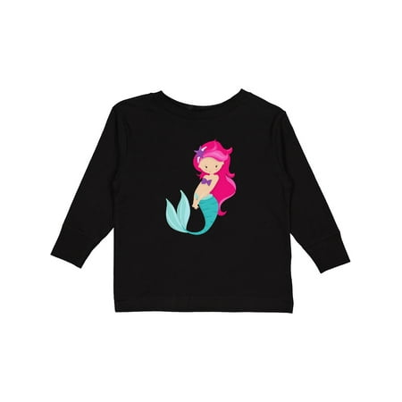 Inktastic Cute Mermaid Little Mermaid Pink Hair Star Gift Toddler Toddler Girl Long Sleeve T-Shirt
Inktastic Cute Mermaid Little Mermaid Pink Hair Star Gift Toddler Toddler Girl Long Sleeve T-Shirt