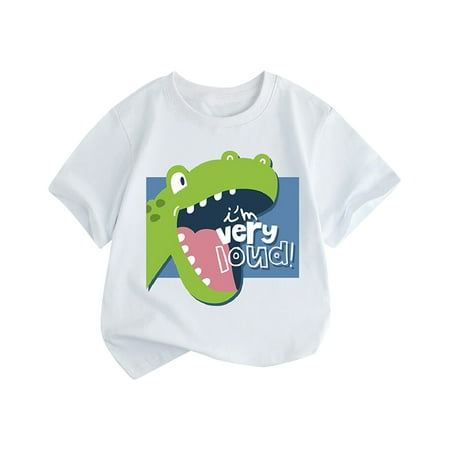Baby Boys T-Shirts Cartoon Letters Printed O-Neck Short Sleeve Summer Tops Holiday Vacation Seaside Loose Cozy Tshirts
Baby Boys T-Shirts Cartoon Letters Printed O-Neck Short Sleeve Summer Tops Holiday Vacation Seaside Loose Cozy Tshirts
