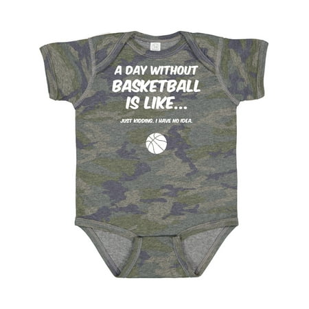 Inktastic Day Without Basketball 2 Gift Baby Boy or Baby Girl Bodysuit