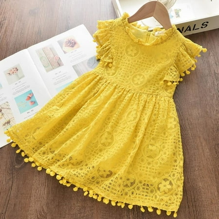 Promotion!Kids Summer Casual Tassel Dress Hollow Lace Flying Sleeve Dresses Clothes Daily Wear Clothes Children Girl 2 3 4 5 6Years
Promotion!Kids Summer Casual Tassel Dress Hollow Lace Flying Sleeve Dresses Clothes Daily Wear Clothes Children Girl 2 3 4 5 6Years