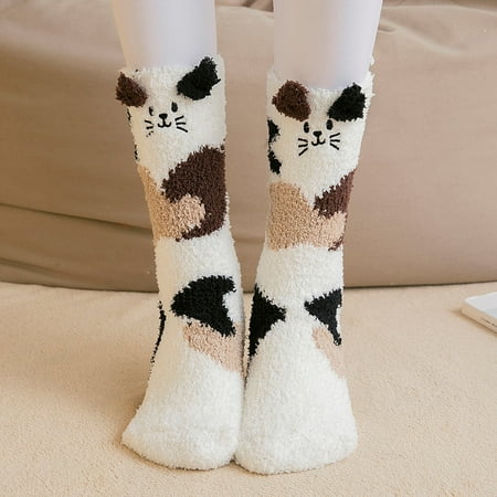 NEGJ Womens Cartoon Fuzzy Socks Cozy Winter Home Slipper Warm Fleece Soft Thick Comfy Gift
NEGJ Womens Cartoon Fuzzy Socks Cozy Winter Home Slipper Warm Fleece Soft Thick Comfy Gift