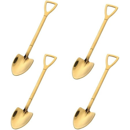 4pcs Stainless Steel Coffee Spoon Shovel Shape Dessert Ice Cream Spoon Fruit Spoon Stirring Spoon For Home Kitchen Restaurant (Color : Golden-4PCS-4A Size : Medium)
4pcs Stainless Steel Coffee Spoon Shovel Shape Dessert Ice Cream Spoon Fruit Spoon Stirring Spoon For Home Kitchen Restaurant (Color : Golden-4PCS-4A Size : Medium)